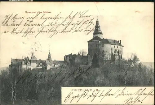 wu91368 Friedland Boehmen Sudetengau Schloss x Kategorie. Frydlant Alte Ansichtskarten