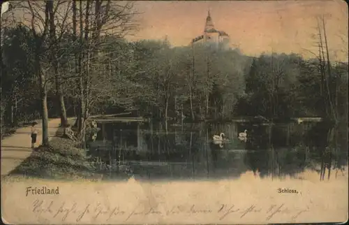 wu91382 Friedland Boehmen Sudetengau Schloss x Kategorie. Frydlant Alte Ansichtskarten