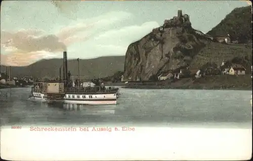 Aussig Schreckenstein Schiff *