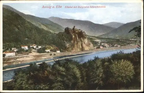 Aussig Burgruine Schreckenstein *