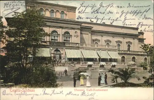 Teplitz-Schoenau Theater Cafe Restaurant  x