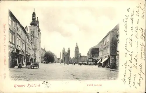 Hradec Kralove Hradec Kralove Velke Namesti x / Hradec Kralove Koeniggraetz /