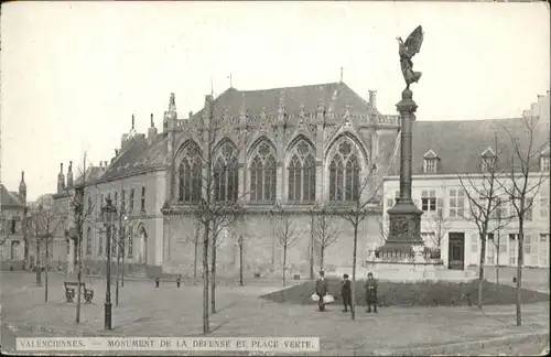 Valenciennes Monument Defense Place Verte *