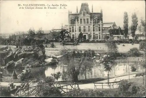 Valenciennes Jardin Public Clinique Jeanne de Flandre x