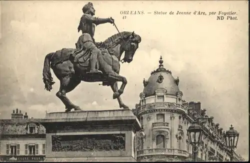 Orleans Loiret Orleans Statue Jeanne d'Arc * / Orleans /Arrond. d Orleans