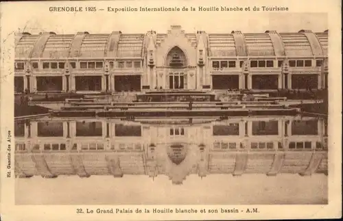 Grenoble Exposition Internationale Houille Blanches Tourisme Grand Palais x