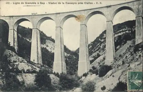 Grenoble Ligne Gap Viaduc Casseyre Clelles x