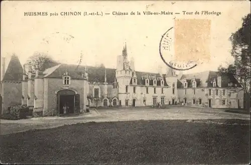 Huismes Chinon Chateau Ville-au-Maire Tour l'Horloge x