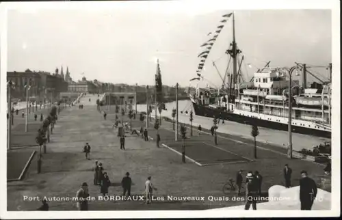 Bordeaux Port Autonome Nouveaux Quais Quinconces *