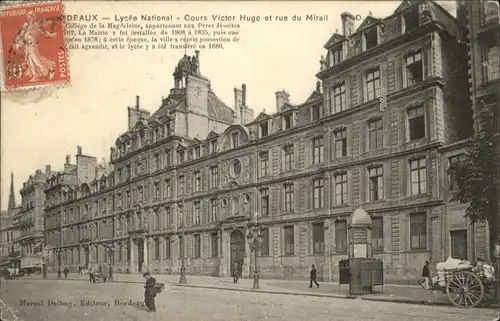 Bordeaux Lycee National Cours Victor Hugo Rue du Mirail x