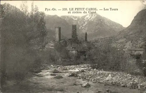 Vallee de Carol Pyrenees-Orientales le Petit Carol Tours Riviere *