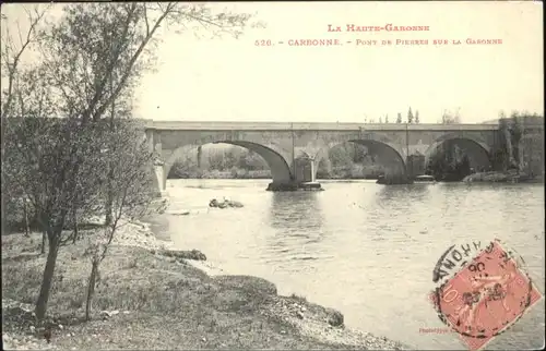 Carbonne Pont Pierres Garonne x