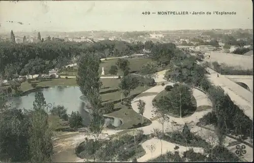 Montpellier Jardin l'Esplanade x