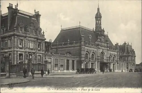 Valenciennes Place de la Gare Bahnhof x