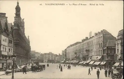 Valenciennes Place d'Armes Hotel de Ville *