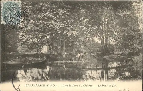 Chamarande Parc Chateau Pont Fer x