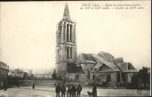 Creil Oise Eglise Kirche Clocher *