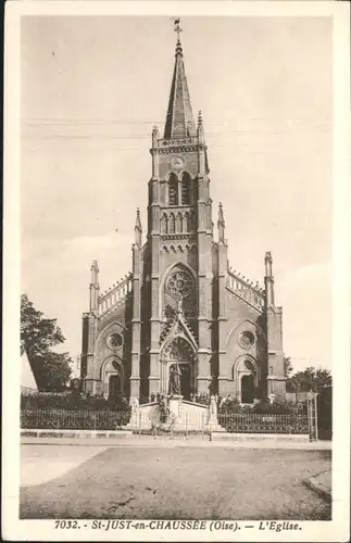 Saint-Just-en-Chaussee Oise Eglise Kirche *