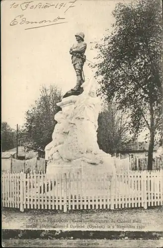 Vitry-le-Francois Monument Colonel Moil *