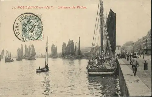 Boulogne-sur-Mer Bateaux Peche  x
