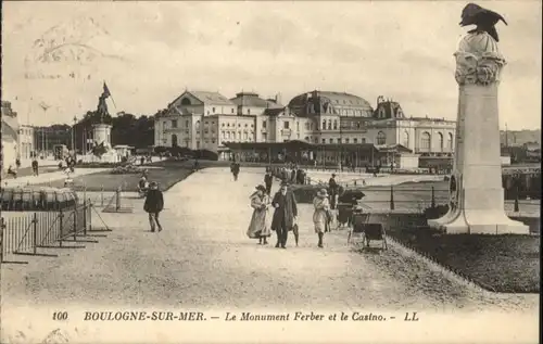 Boulogne-sur-Mer Monument Ferber Casino x
