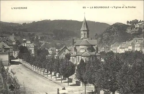 La Bourboule Eglise Kirche Rocher *