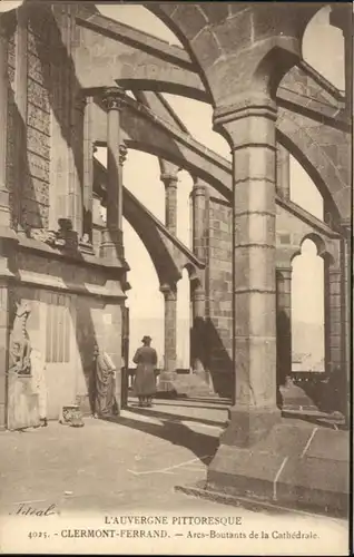 Clermont-Ferrand Arcs-Boutants Cathedrale *