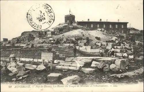 Puy-de-Dome Ruines Tempel Mercure Observatoire x