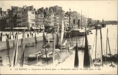 Le Havre Grand Quai Boot Dampfer *