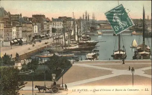 Le Havre Quai d'Orleans Bassin Commerce x