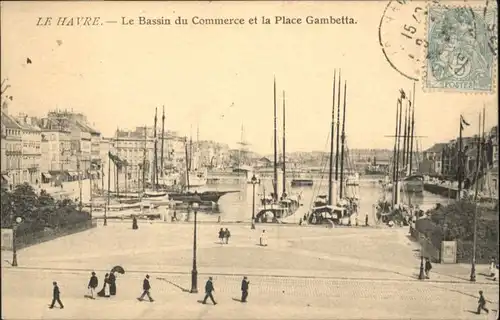 Le Havre Bassin Commerce Place Gambetta x