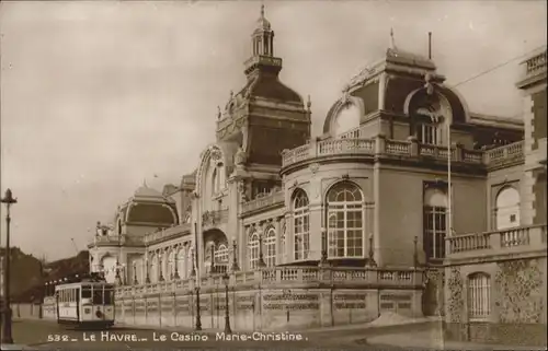 Le Havre Casino Marie-Christine Strassenbahn  *