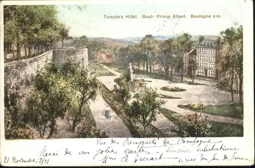 Boulogne-sur-Mer Temples Hotel Boulevard Prince Albert x