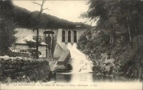 La Bourboule Chute Barrage Usine Electrique *