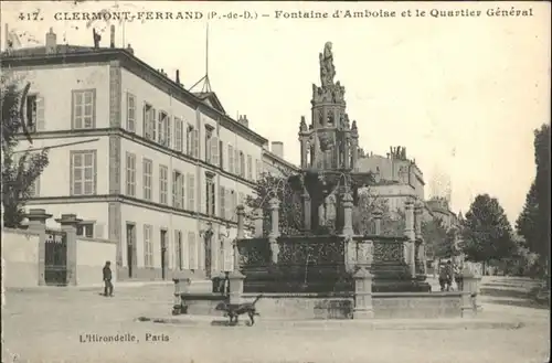 Clermont-Ferrand Fontaine d'Amboise Quartier General x