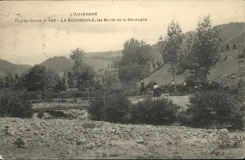 La Bourboule Bord Dordogne  x