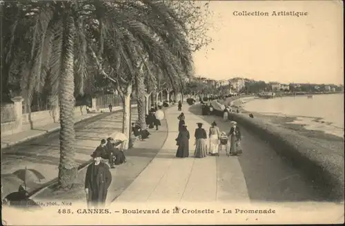 Cannes Boulevard Croisette Promenade x
