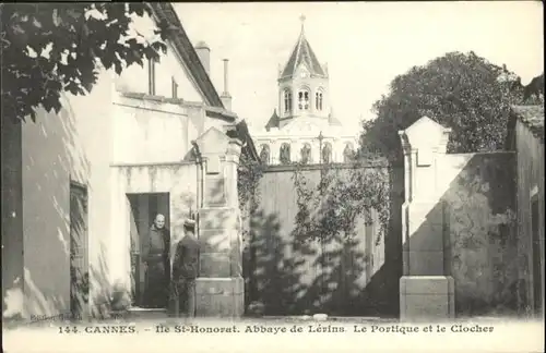 Cannes Ile Ste. Honorat Abbaye Lerins Portique Clocher Moench *