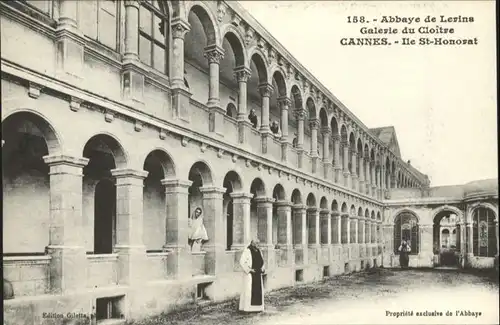 Cannes Abbaye Lerins Galerie Cloitre *