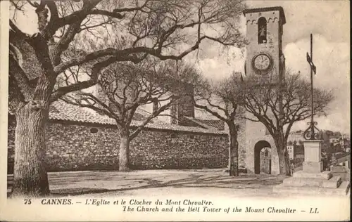 Cannes Eglise Kirche Clocher Mont Chevalier *