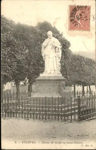 Etampes Statue Geoffroy-Saint-Hilaire x