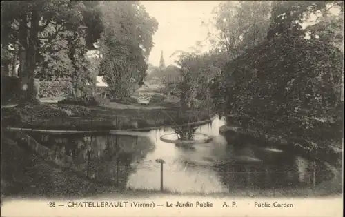 Chatellerault Jardin Public x