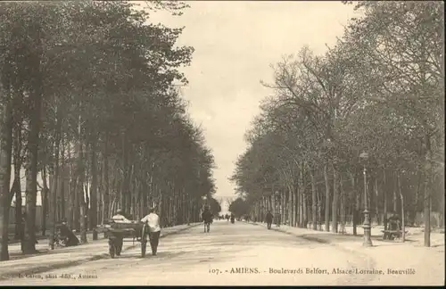 Amiens Boulevard Belfort alsace-Lorraine Beauville *