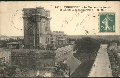 Vincennes Donjon Ecole  x