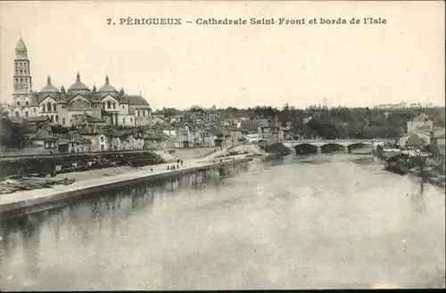 Perigueux Cathedrale Saint-Front Bords l'Isle x