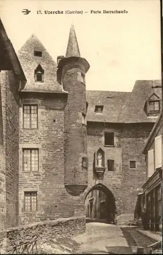 Uzerche Correze Porte Barrachaude *