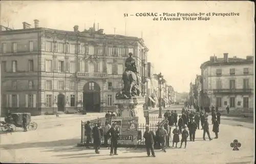 Cognac Place Francois I Avenue Victor Hugo x