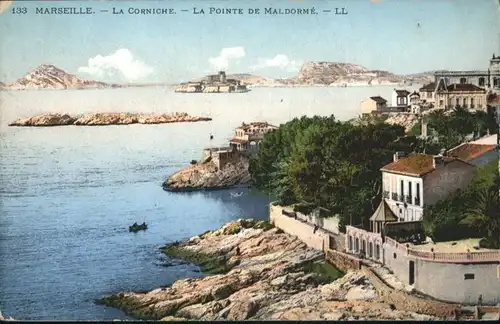 ww70427 Marseille Marseille Corniche Pointe Maldorme * Kategorie. Marseille Alte Ansichtskarten