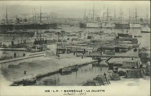 ww70436 Marseille Marseille Joliette Hafen x Kategorie. Marseille Alte Ansichtskarten