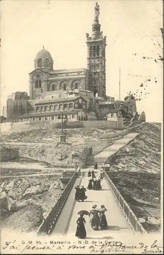 ww70437 Marseille Marseille Notre-Dame Garde x Kategorie. Marseille Alte Ansichtskarten